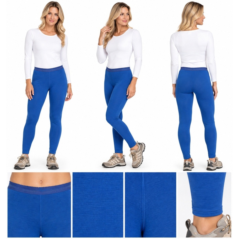 Patagonia Capilene 2 Baselayer Leggings M Blue Lightweight Hiking Ski Gorpcore